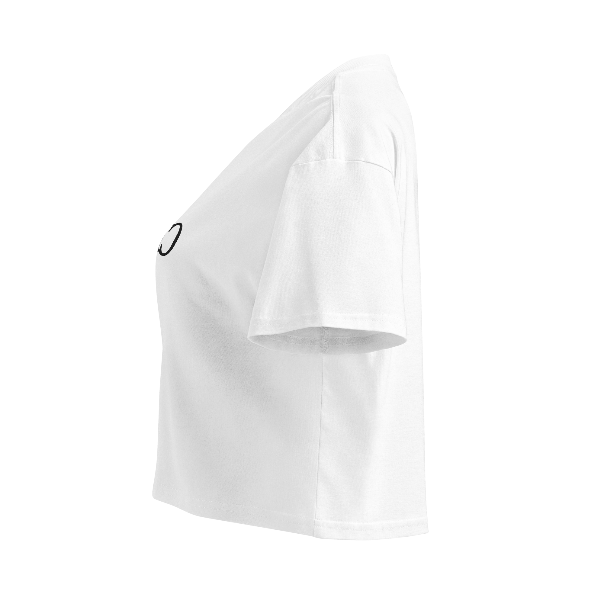 Classic Crop — White left